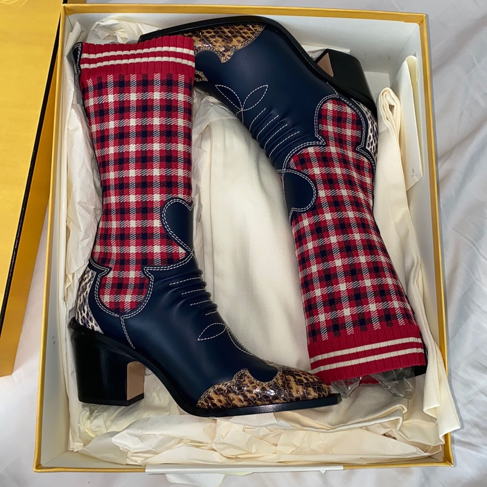 FENDI Cowboy Boots